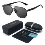 8221 Men High-definition Nylon Polarized Sunglasses With Case