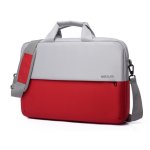 Sling Bag 15" Dual-color With Multiple Pockets Red grey – LB110