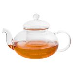 Classic Exotic Transparent Glass Tea-pot With Glass Infuser -600ML