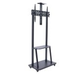 32"- 70" Flat Screen Tv Mobile Floor Stand With Wheels