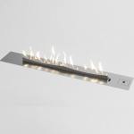 Flueless Gas Fireplace Stainless Steel - 1400MM Stainless Steel