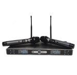 Lane LR-662 Professional Dual Hand Held Wireless Microphone Set
