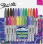 Sharpie Cosmic Colour Permanent Markers - Fine Assorted Card Of 24
