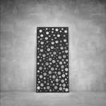 Laser Cut Screen - Design 048 - 2900 X 1400 X 20 Matt Black Indoor