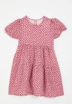 PoP Candy Puff Sleeve Dress - Red