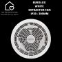 Eurolux White Extractor Fan IP20 - 300MM