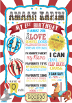 Milestone Board - Carnival - A0