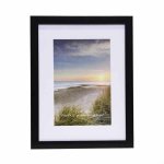 Photo Frame 12 X 16 With Mat Board Insert For 8 X 12 Black