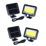100 Cob LED Bright Outdoor Waterproof Solar Sensor Wall Lamp AB-TA101