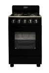 Freestanding 50X50 Full Gas Stove Black UG555