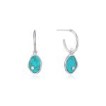 Tidal Turquoise MINI Hoop Earrings