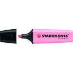 Highlighter - Stabilo Boss Original Pastel Pink Blush Box Of 10