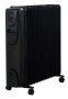 Alva 13 Fins 2500W Oil-filled Electric Heater Glossy Black 12 Month Warranty