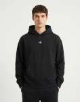 Calvin Klein Woven Label Hoodie Blk - XL Black