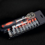 12 Piece Ratchet Socket Set 1 2