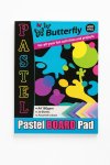 Butterfly A4 20 Page Pastel Board Pad