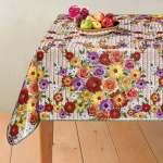 140CM Turkish Pvc Tabling With Flannel Backing 103A - Per Metre