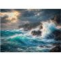Puzzles For Adults 1000 Pieces Stormy Rocky Ocean Waves Jigsaw Puzzle