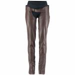 Horze Blake Leather Full Chaps - Dark Brown - S