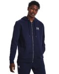 Men's Ua Essential Fleece Full Zip Hoodie - Midnight Navy XXL