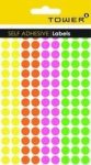 C19 Colour Code Labels Sheets - Mixed Fluorescent