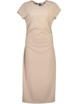 Beige Short Sleeve Dress - S Stone