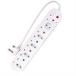 Unique Electrosense 10 Way Multiplug With Surge Protection