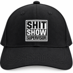 Mens 6 Panel Cap Shit Show