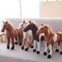 1pc Simulation Horse Doll 28cm/11in Horse Doll Four Styles Available For Halloween Thanksgiving Christmas New Year Valentine's Day Mother's Day Carnival Gift