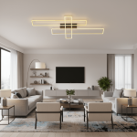 Wooden Enigma LED Ceiling Fitting