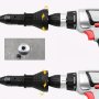 1PC Electric Rivet Nut Gun Riveting Tool Cordless Riveting Drill Adaptor Insert Nut Tool Riveting Drill Adapter 2.4MM-4.8MM