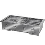 Gas Braai Stainless Steel 4 Sizes - 970MM Stainless Steel