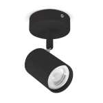 Pulse Aluminium Spotlight Black White - White