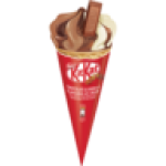 Chocolate & Vanilla Flavoured Ice Cream Cone 125ML