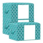 Set Of 3 Large Capacity Premium Storage Bags - Persian Green
