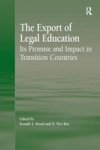 Export Of Legal Education - Its Promise And Impact In Transition Countries Paperback