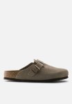 Birkenstock Boston - Taupe Suede Leather
