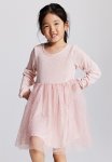 Tulle-skirt Dress - Light Pink