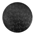12 Inch Thick Black Round Cake Board