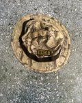 RVCA Grey Salmon Bucket Hat Medium 8 10Y