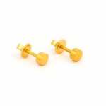 Large Ball Gold Plated 4MM