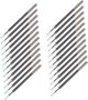 100PCS Gel Pen Ink Refills: 0.5MM Heat Erasable Ink Smooth Writing & Quick