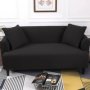 Fine Living Velvet 3-SEATER Couch Cover Black