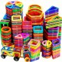 Magnetic Building Blocks Big Size 3D Stem Educational Magnetic Building Constructor Set Toys Birthday Gifts Learning Toys Random Color Christmas Halloween Gift