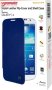 Promate SANSA-S4 Stylish Leather Flip-cover And Shell Case For Samsung Galaxy S4-BLUE Retail Box 1 Year Warranty