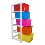 5XXL Plastic Modular Drawer System For Home Office Hospital Parlor School Doctors Home And Kids 38CMX30CMX98CM 5XXL Multicolor