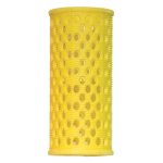 Diane Plastic Mesh Rollers With Pins 28MM Yellow 8 PACK