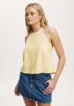 Cotton On Haven Halter Top - Sunshine