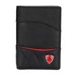 Ducati Enzo Black Leather Card Case