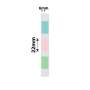 NB511 - NIIMBOT - D11 / D101 / D110 / H1S - 6X22MM/2L - 500 MULTI-COLOUR VERTICAL PEN - STATIONARY LABELS